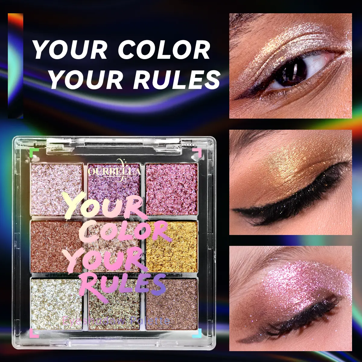 ⏳LAST DAY BUY 2 GET 1 FREE!!💕Single Multi-chrome Eyeshadows