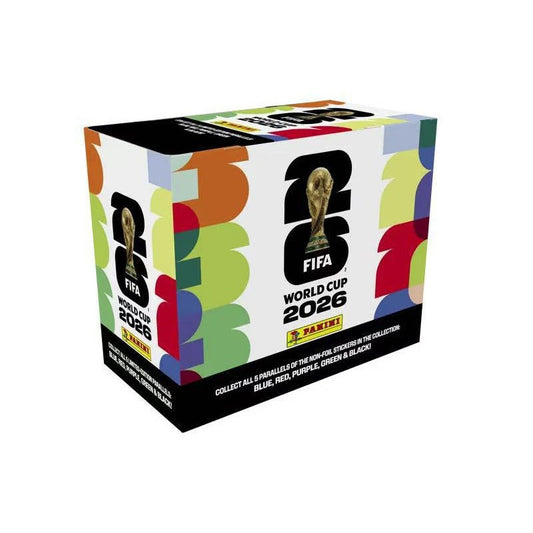 2026 Panini FIFA World Cup Sticker Collection Box – 50 Sticker Packs | Official FIFA World Cup Trading Stickers | Collect, Trade & Complete Your Album
