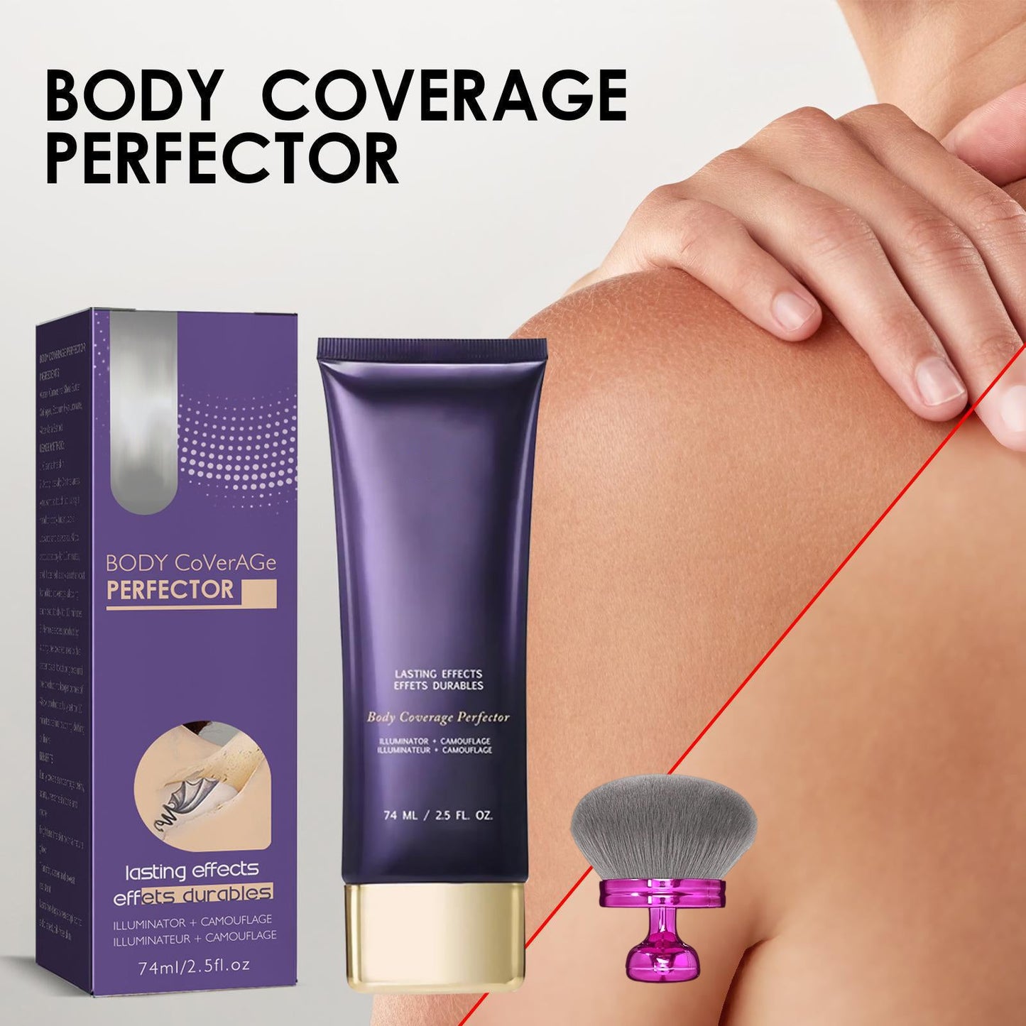 🔥LAST DAY SALE 49% OFF!!✨Body Coverage Perfector – Waterproof, lightweight & flawless body makeup