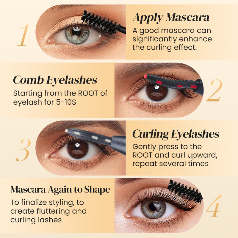 🥰LAST DAY SALE - BUY 1 GET 1 FREE!!🥰Heated Lash Curling Tool