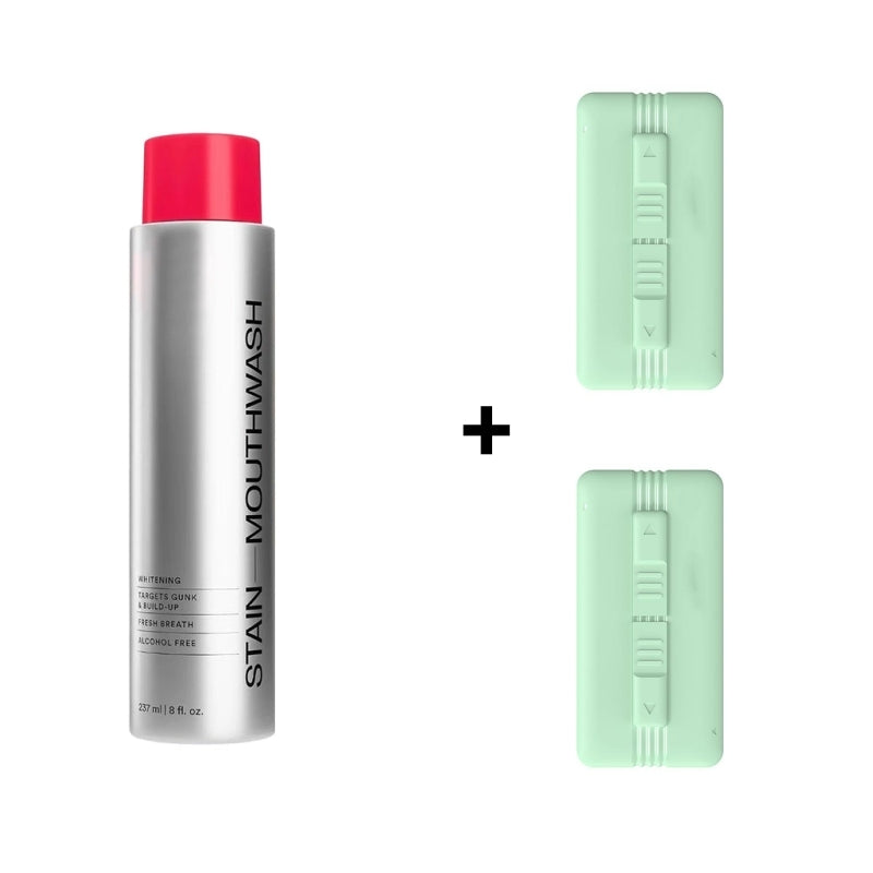 🔥BUY 2 GET 1 FREE✨  Stain‑Removing Whitening Mouthwash – Lifts coffee & tea stains, alcohol‑free🦷💙