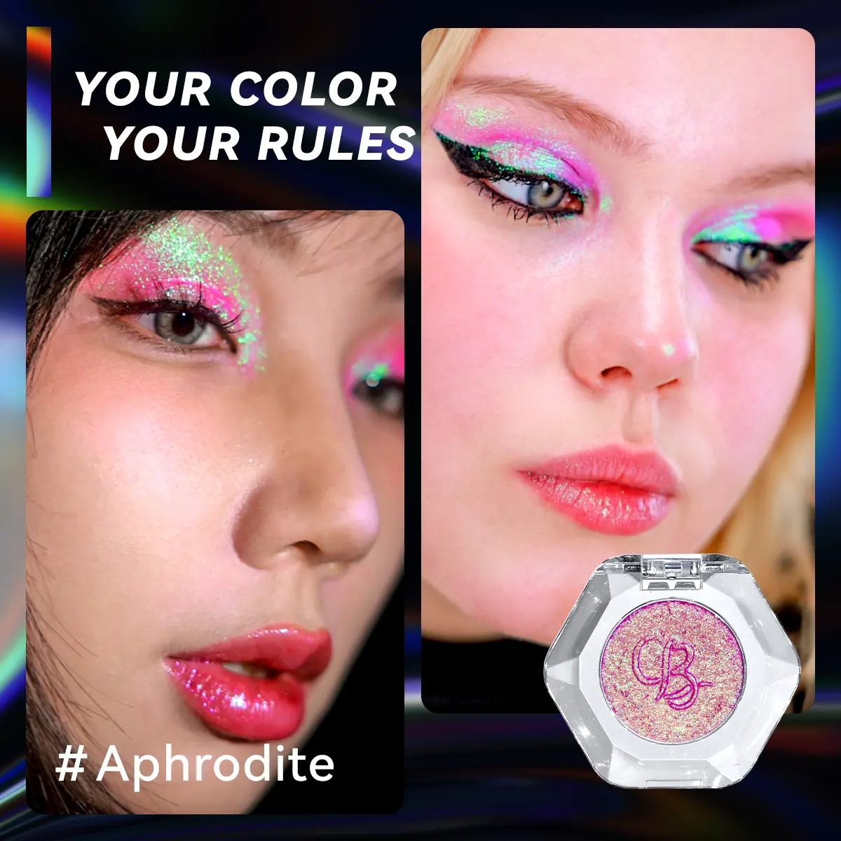 ⏳LAST DAY BUY 2 GET 1 FREE!!💕Single Multi-chrome Eyeshadows