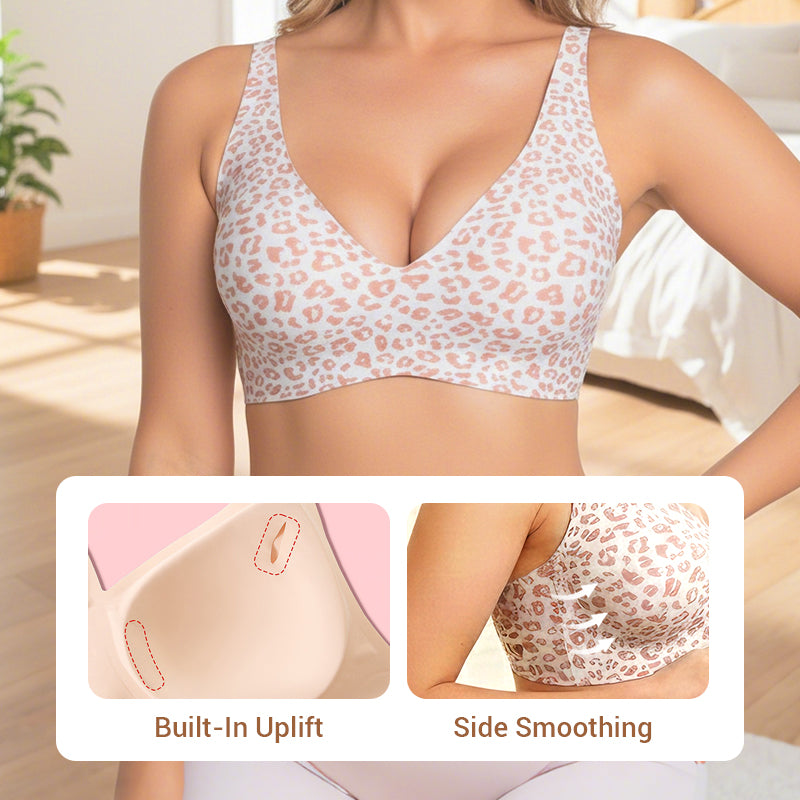 ⏰LAST DAY SALE ONLY ￡9.99!!💕Women Jelly Bras Wirefree Full Coverage Comfortable Wireless Everyday Bra