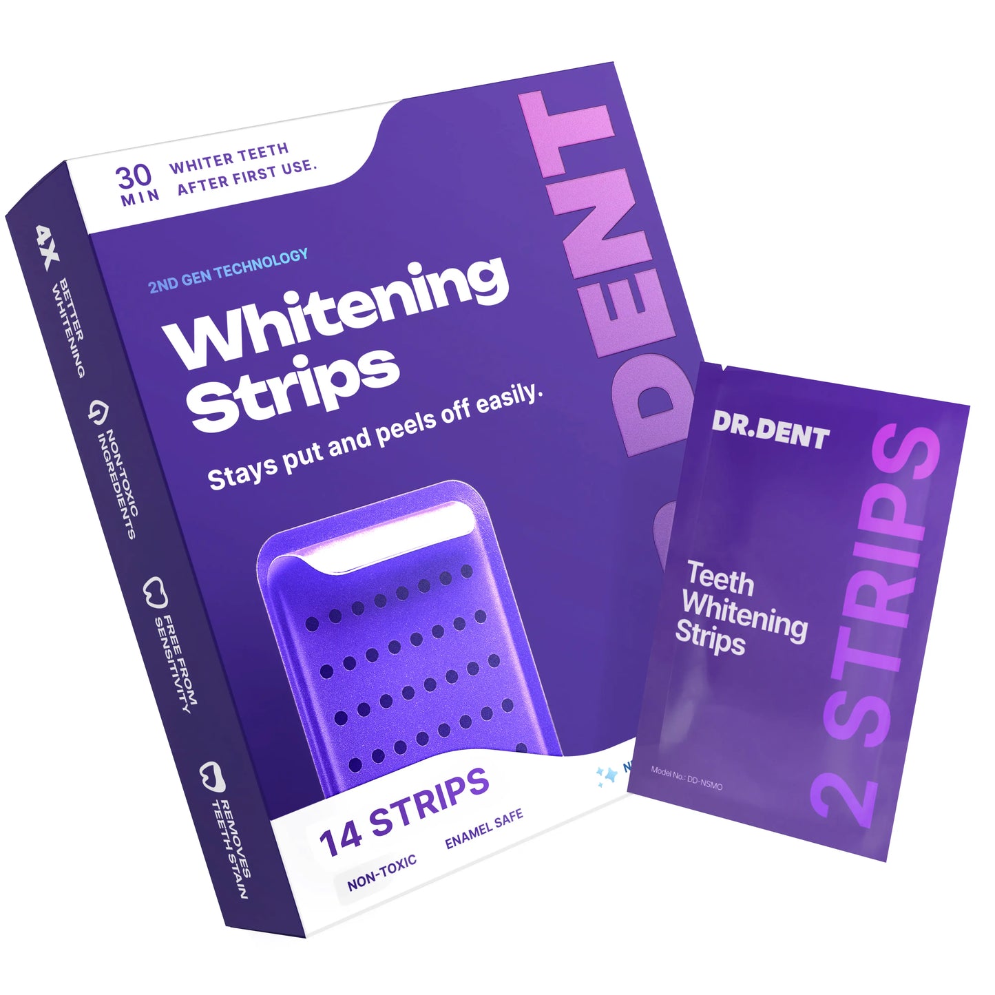 🔥HOT SALE 49% OFF-🌞Purple Teeth Whitening Strips
