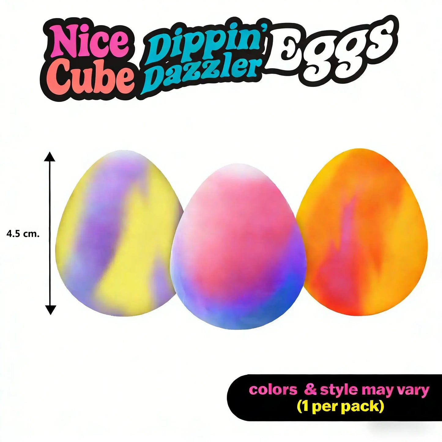 Easter Style Squishy Toy Bundle - Original Retail Packaging Sensory Stress Balls for Kids & Adults