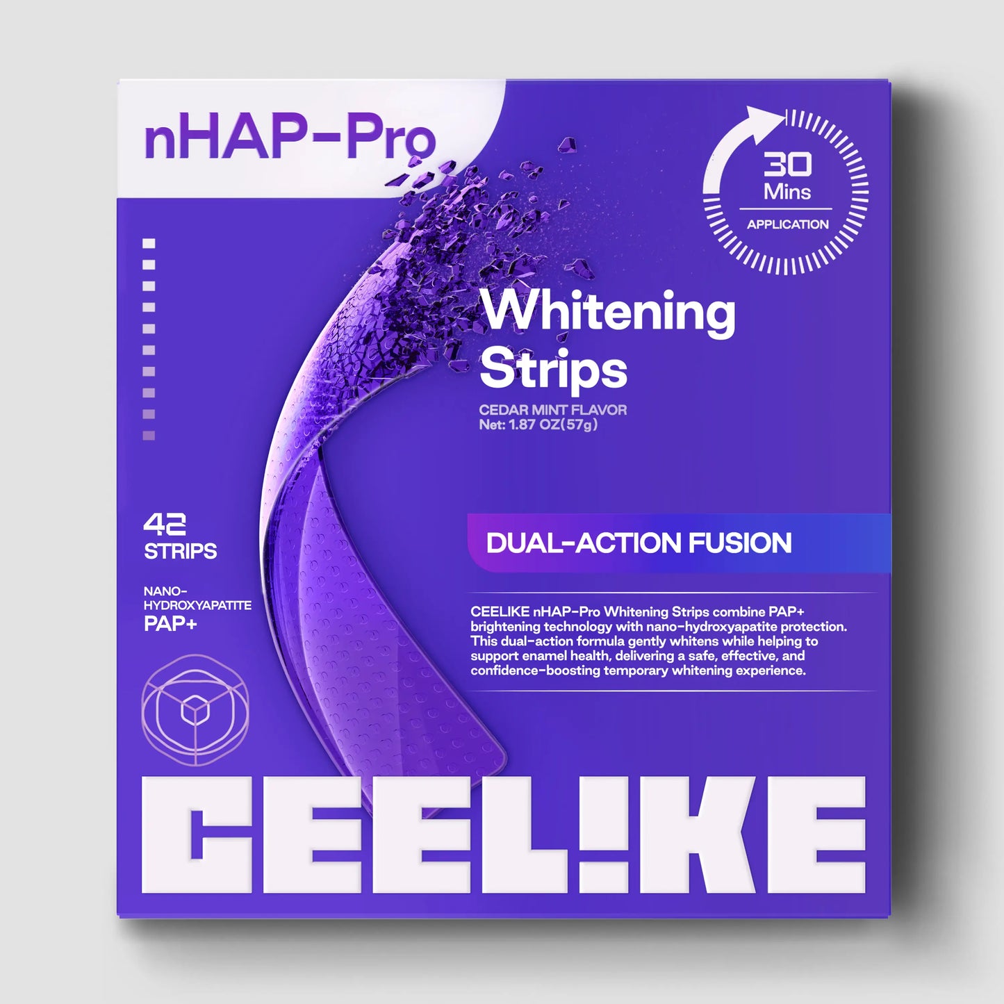 🔥HOT SALE 49% OFF-🌞Purple Teeth Whitening Strips