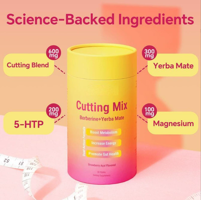 🔥LAST DAY SALE ⚡50K+ SOLD!💝Cutting Drink Mix –| Strawberry Açaí Flavor – 30 Servings