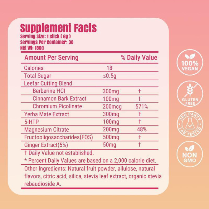 🔥LAST DAY SALE ⚡50K+ SOLD!💝Cutting Drink Mix –| Strawberry Açaí Flavor – 30 Servings