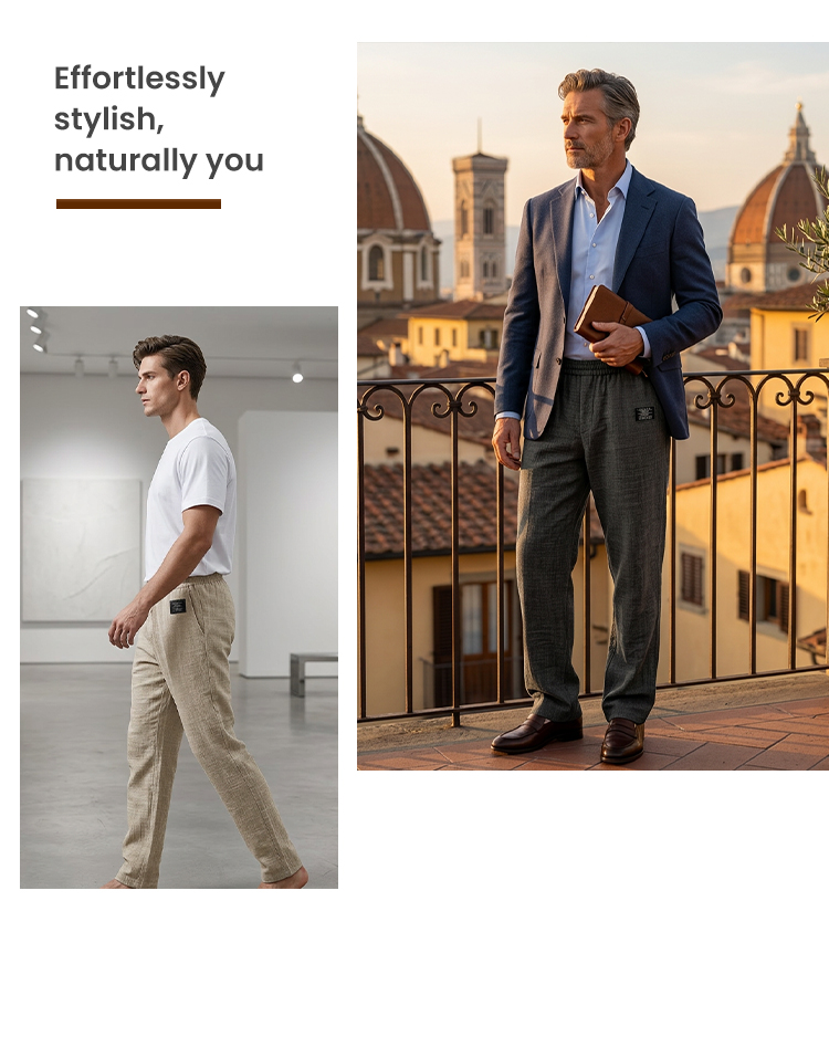 💕Limited Sale 70% OFF!!💕Breathable Straight-Leg Trousers for Men