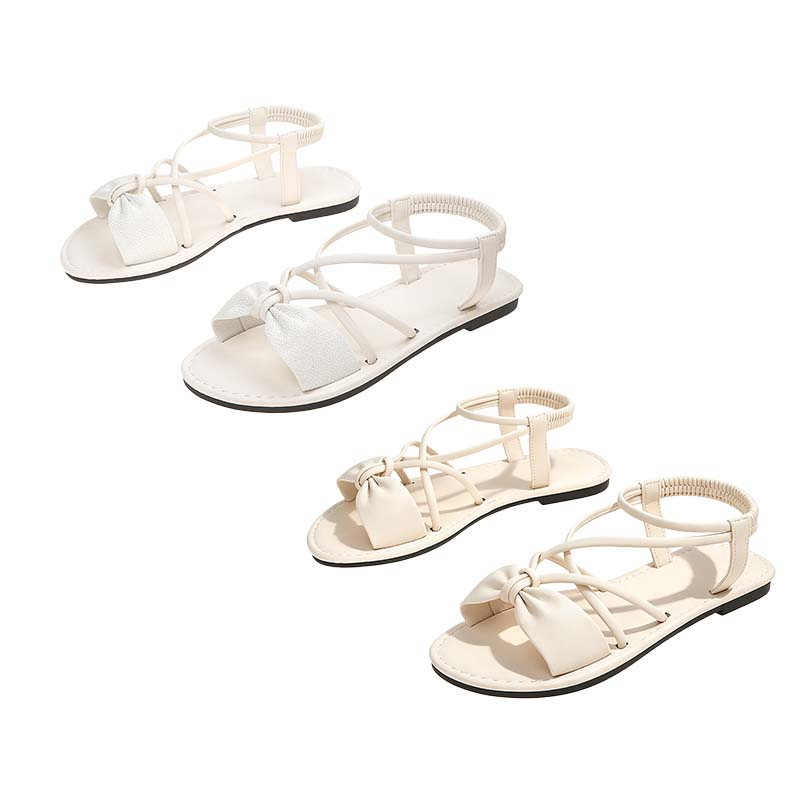 🏖️Limited time 60% OFF⏳👙Women's Criss-Cross Strap Flat Sandals