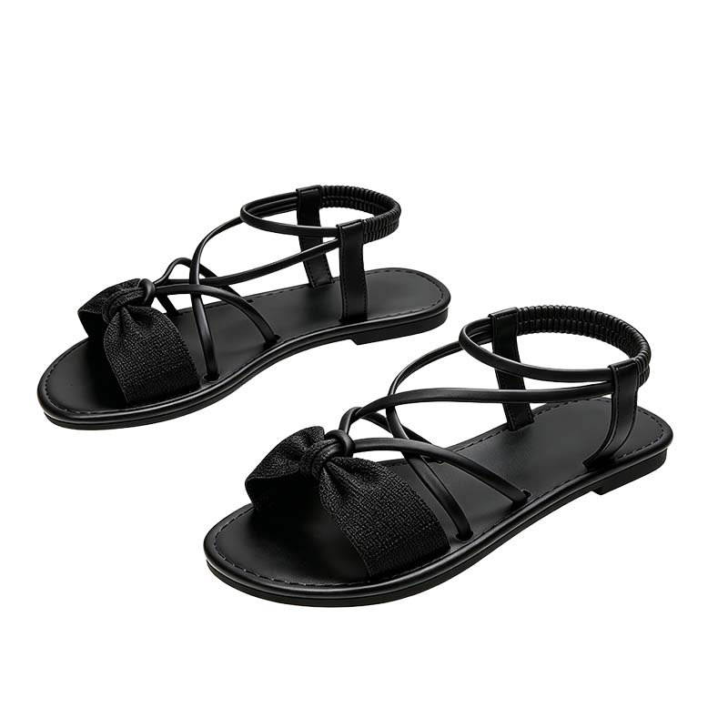 🏖️Limited time 60% OFF⏳👙Women's Criss-Cross Strap Flat Sandals