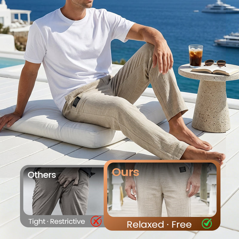 💕Limited Sale 70% OFF!!💕Breathable Straight-Leg Trousers for Men