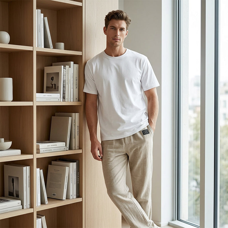 💕Limited Sale 70% OFF!!💕Breathable Straight-Leg Trousers for Men