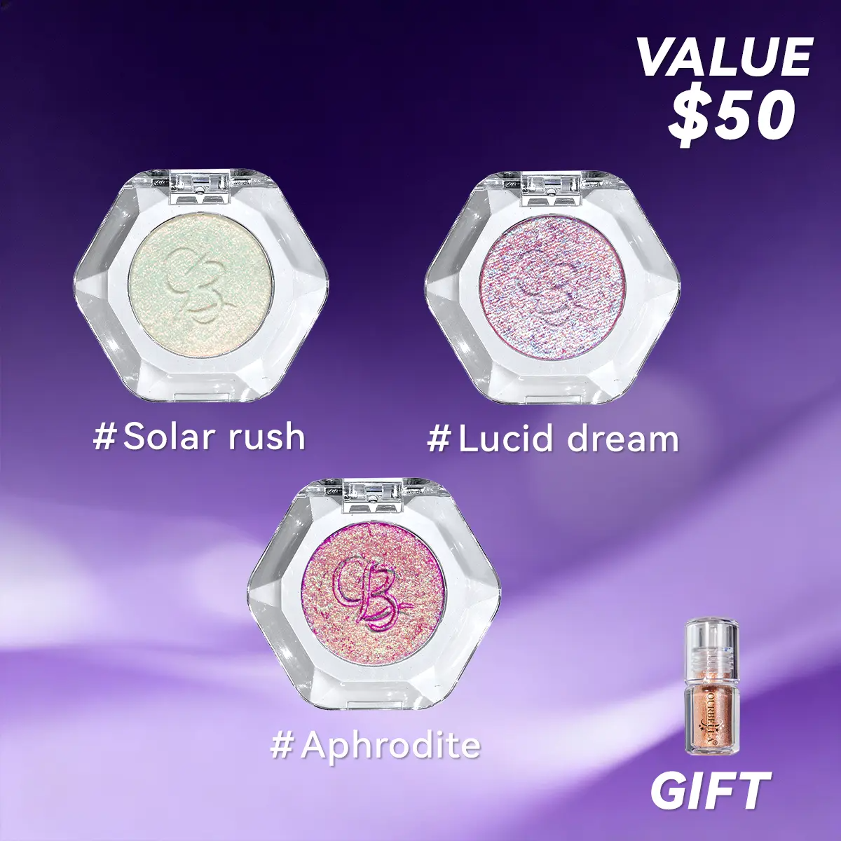 ⏳LAST DAY BUY 2 GET 1 FREE!!💕Single Multi-chrome Eyeshadows
