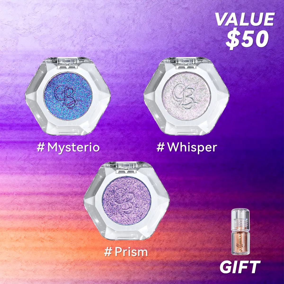 ⏳LAST DAY BUY 2 GET 1 FREE!!💕Single Multi-chrome Eyeshadows