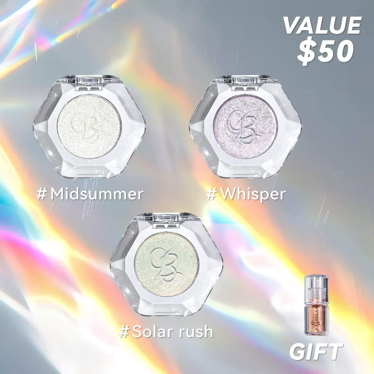 ⏳LAST DAY BUY 2 GET 1 FREE!!💕Single Multi-chrome Eyeshadows