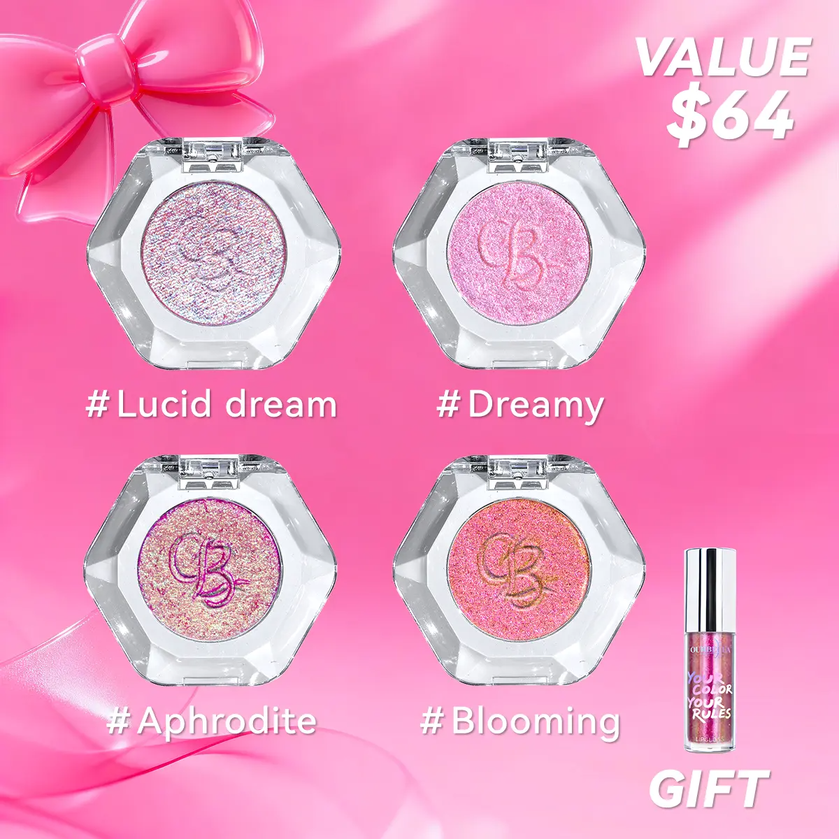 ⏳LAST DAY BUY 2 GET 1 FREE!!💕Single Multi-chrome Eyeshadows