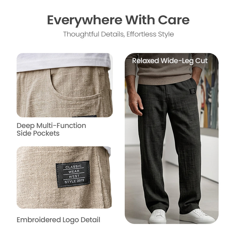 💕Limited Sale 70% OFF!!💕Breathable Straight-Leg Trousers for Men