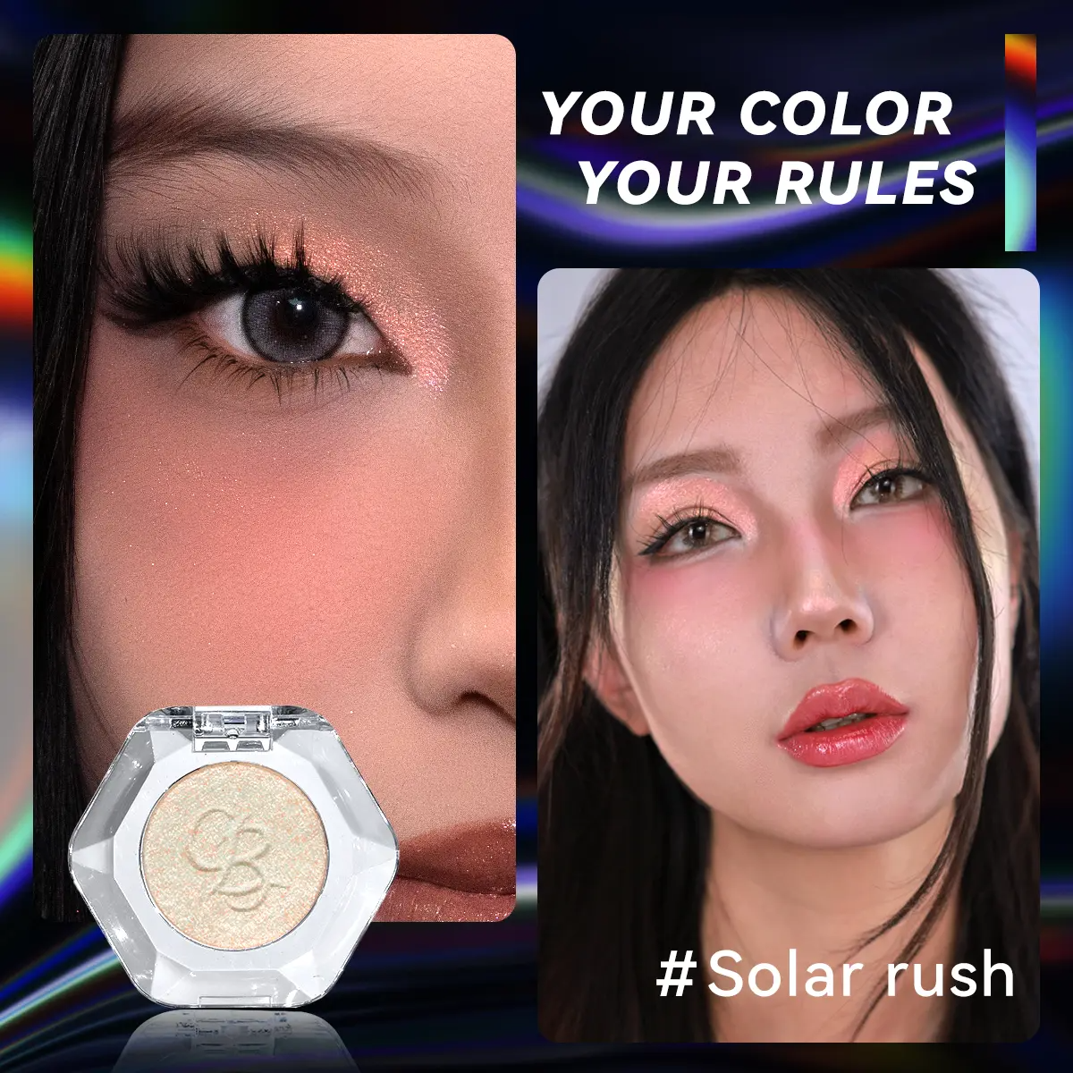 ⏳LAST DAY BUY 2 GET 1 FREE!!💕Single Multi-chrome Eyeshadows
