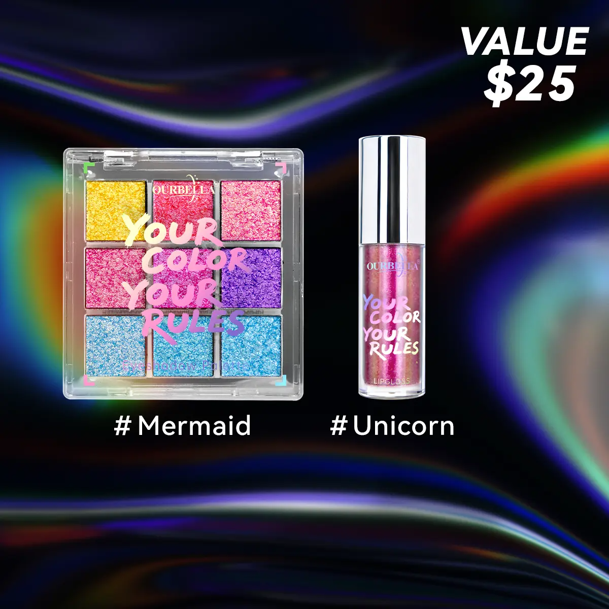 ⏳LAST DAY BUY 2 GET 1 FREE!!💕Single Multi-chrome Eyeshadows