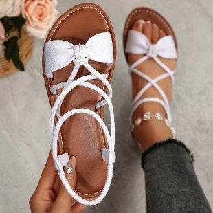 🏖️Limited time 60% OFF⏳👙Women's Criss-Cross Strap Flat Sandals