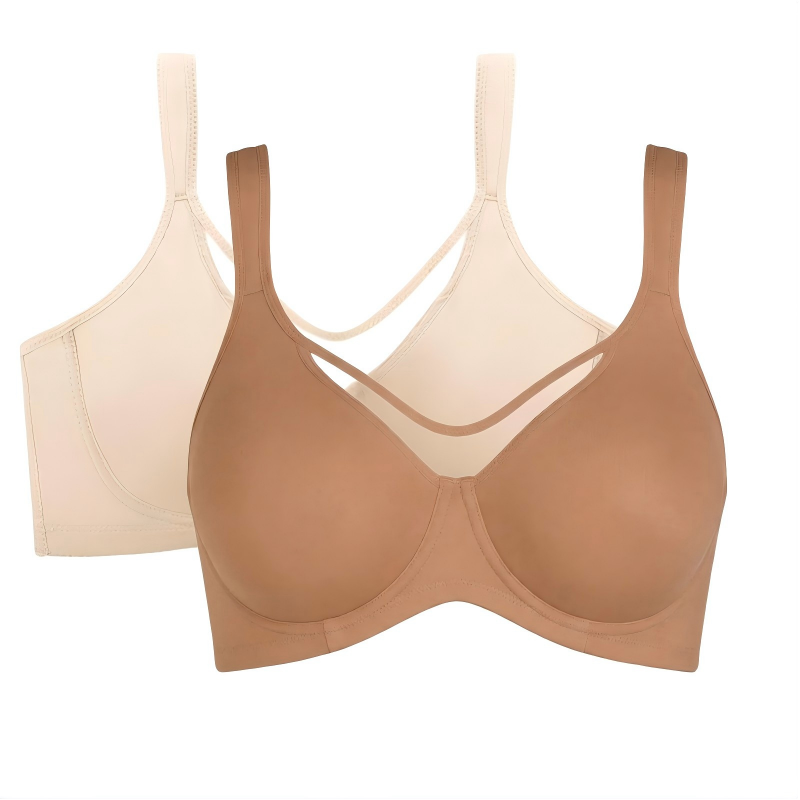 🏆 Last Day Special Price £9.99! 💐Women's Elegant Sheer Full Coverage Plus Size Bra