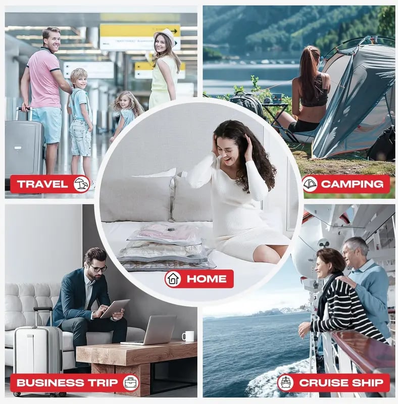 🥳2026 BEST SELLER 50% OFF!!💞50K+ SOLD!✨X7 TravelShrink™ – Cordless Vacuum Compression Kit🧳