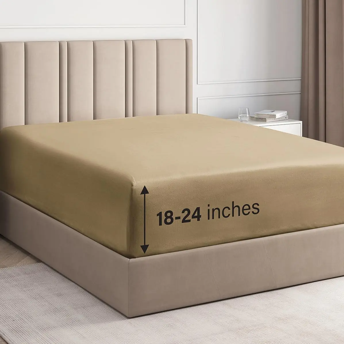 🌸LIMITED SALE !!🌸Deep Pocket Fitted Sheet ONLY – Ultra-Soft Microfiber