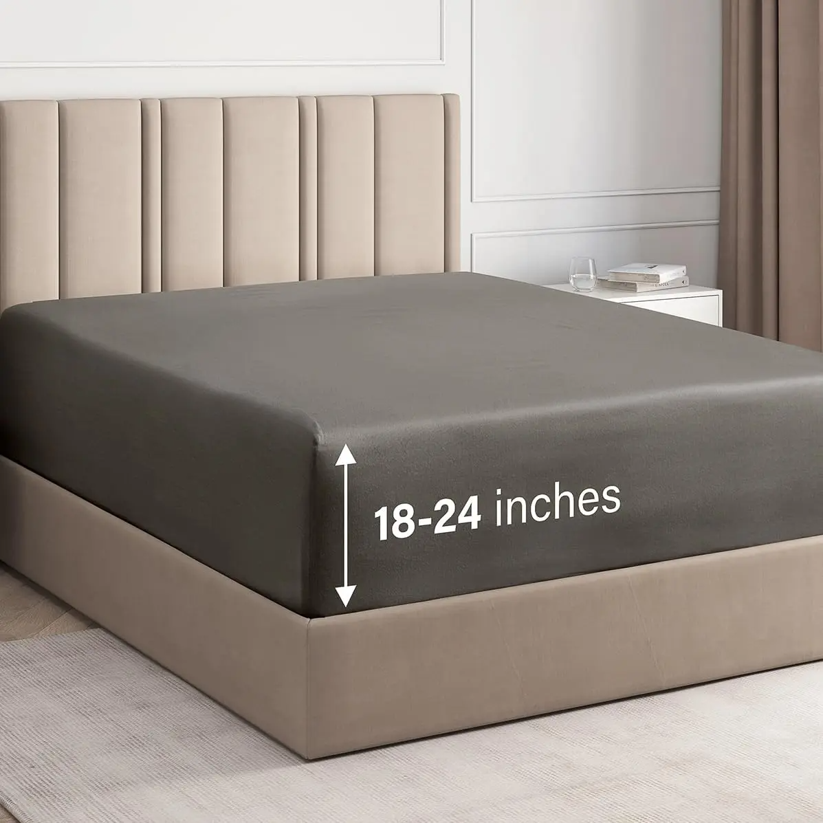 🌸LIMITED SALE !!🌸Deep Pocket Fitted Sheet ONLY – Ultra-Soft Microfiber