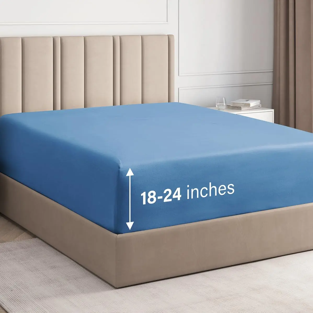 🌸LIMITED SALE !!🌸Deep Pocket Fitted Sheet ONLY – Ultra-Soft Microfiber