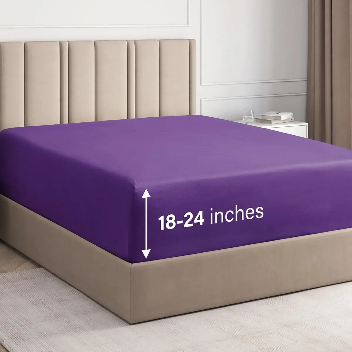🌸LIMITED SALE !!🌸Deep Pocket Fitted Sheet ONLY – Ultra-Soft Microfiber