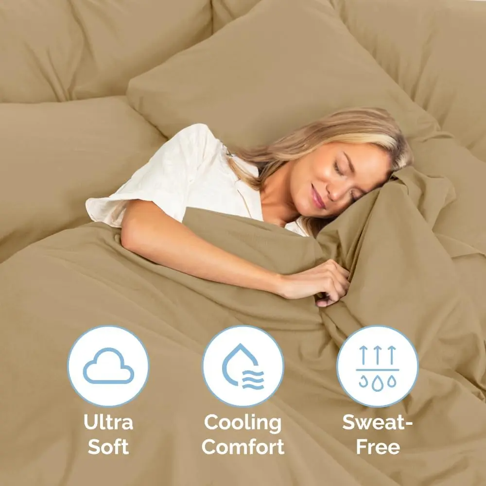 🌸LIMITED SALE !!🌸Deep Pocket Fitted Sheet ONLY – Ultra-Soft Microfiber