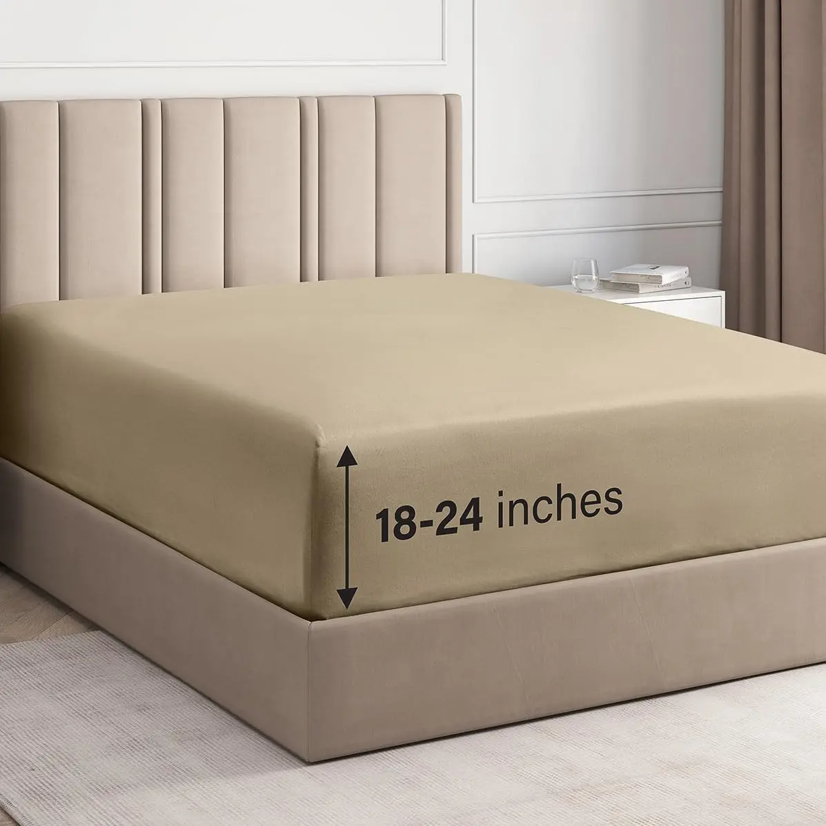 🌸LIMITED SALE !!🌸Deep Pocket Fitted Sheet ONLY – Ultra-Soft Microfiber