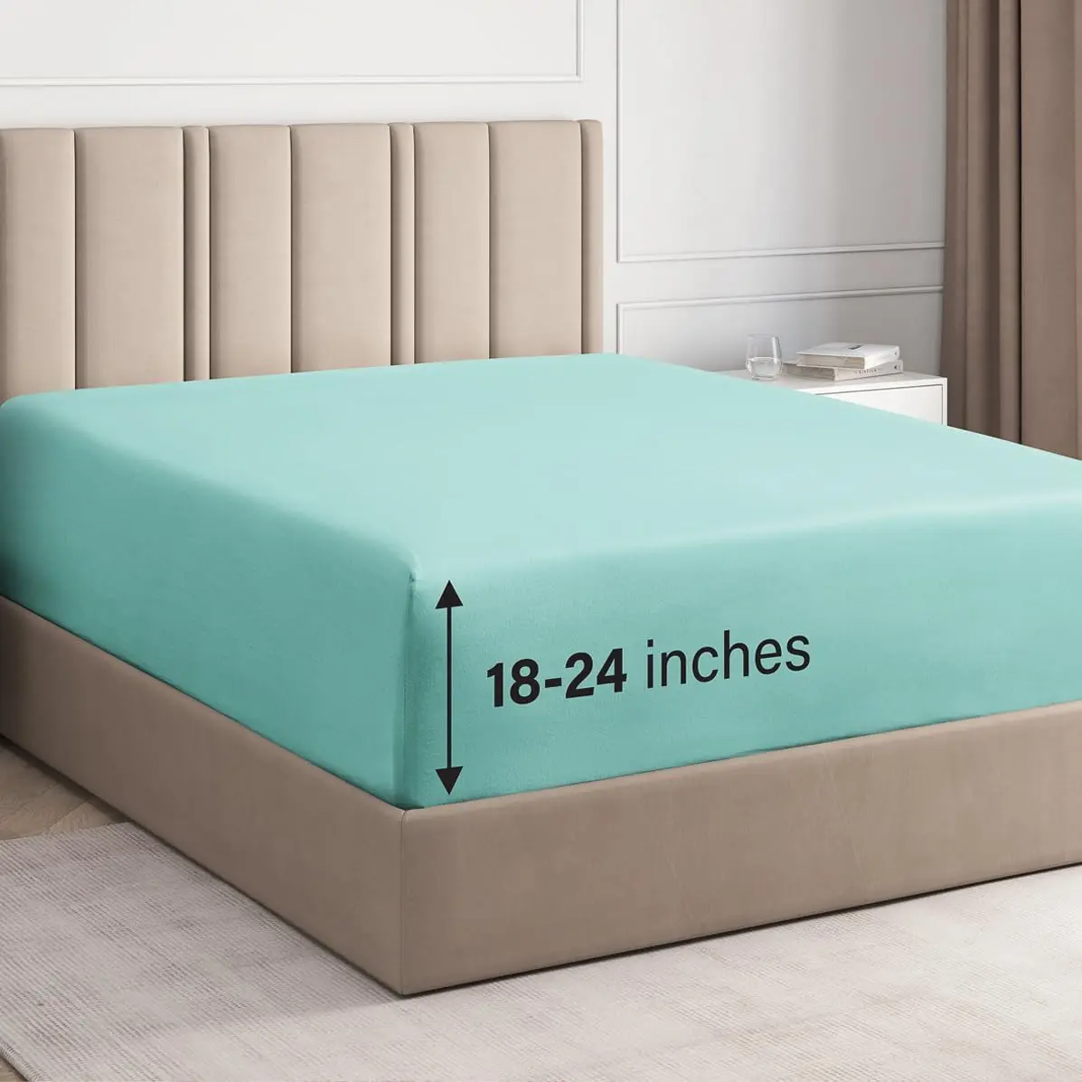 🌸LIMITED SALE !!🌸Deep Pocket Fitted Sheet ONLY – Ultra-Soft Microfiber