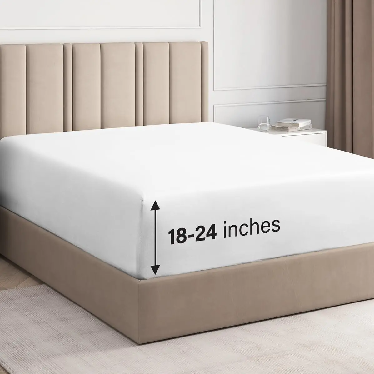 🌸LIMITED SALE !!🌸Deep Pocket Fitted Sheet ONLY – Ultra-Soft Microfiber