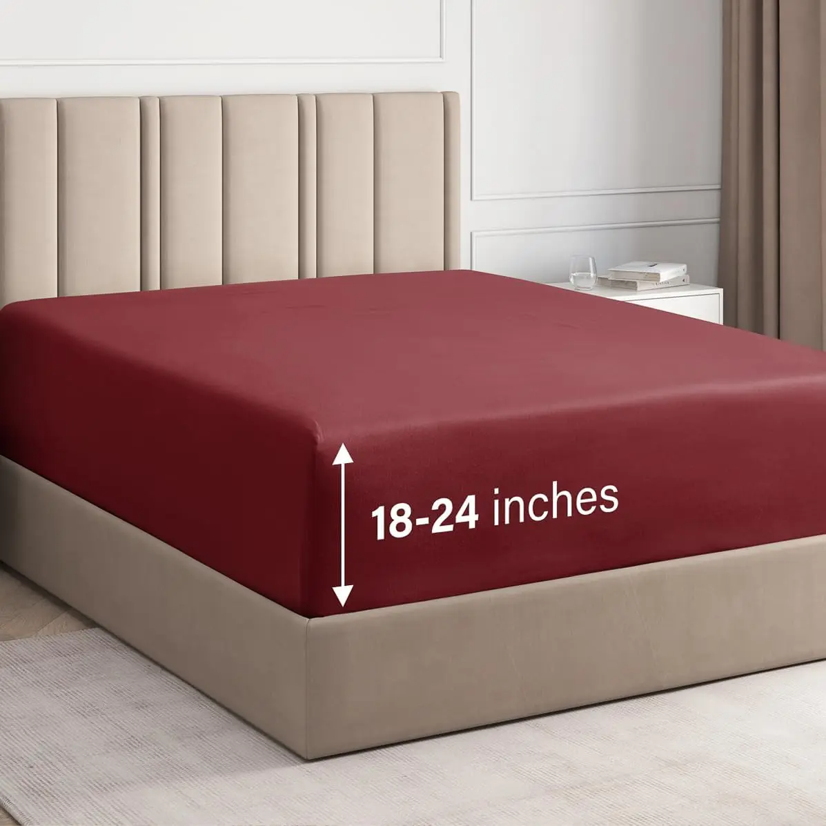 🌸LIMITED SALE !!🌸Deep Pocket Fitted Sheet ONLY – Ultra-Soft Microfiber