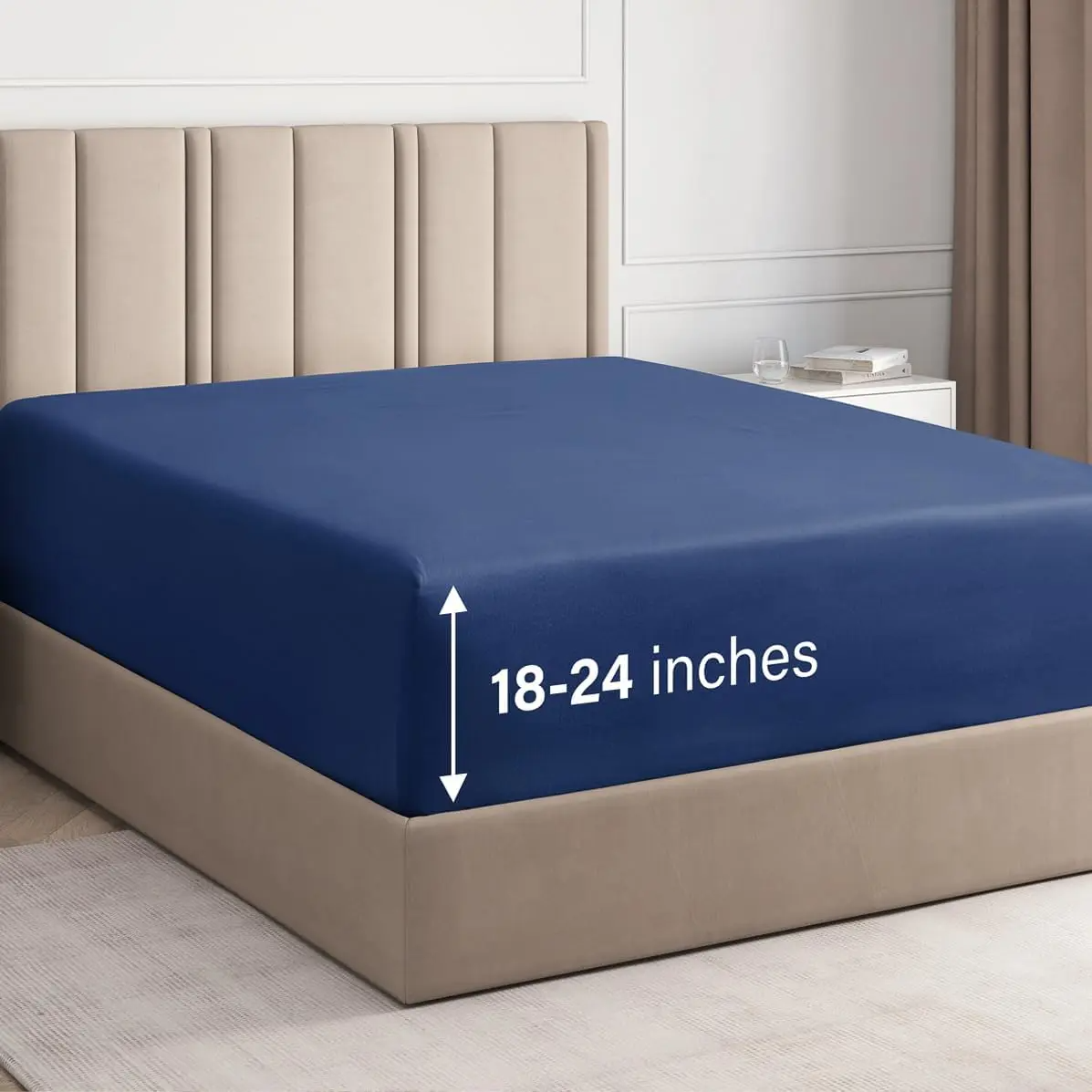 🌸LIMITED SALE !!🌸Deep Pocket Fitted Sheet ONLY – Ultra-Soft Microfiber