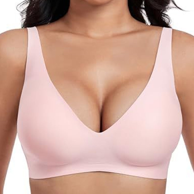 ⏰LAST DAY SALE ONLY ￡9.99!!💕Women Jelly Bras Wirefree Full Coverage Comfortable Wireless Everyday Bra