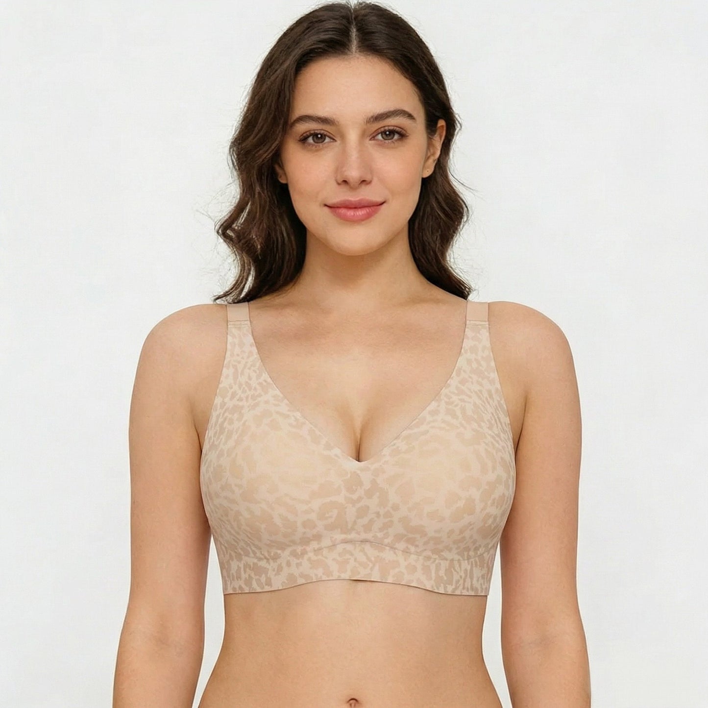 ⏰LAST DAY SALE ONLY ￡9.99!!💕Women Jelly Bras Wirefree Full Coverage Comfortable Wireless Everyday Bra