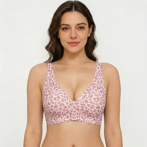 ⏰LAST DAY SALE ONLY ￡9.99!!💕Women Jelly Bras Wirefree Full Coverage Comfortable Wireless Everyday Bra