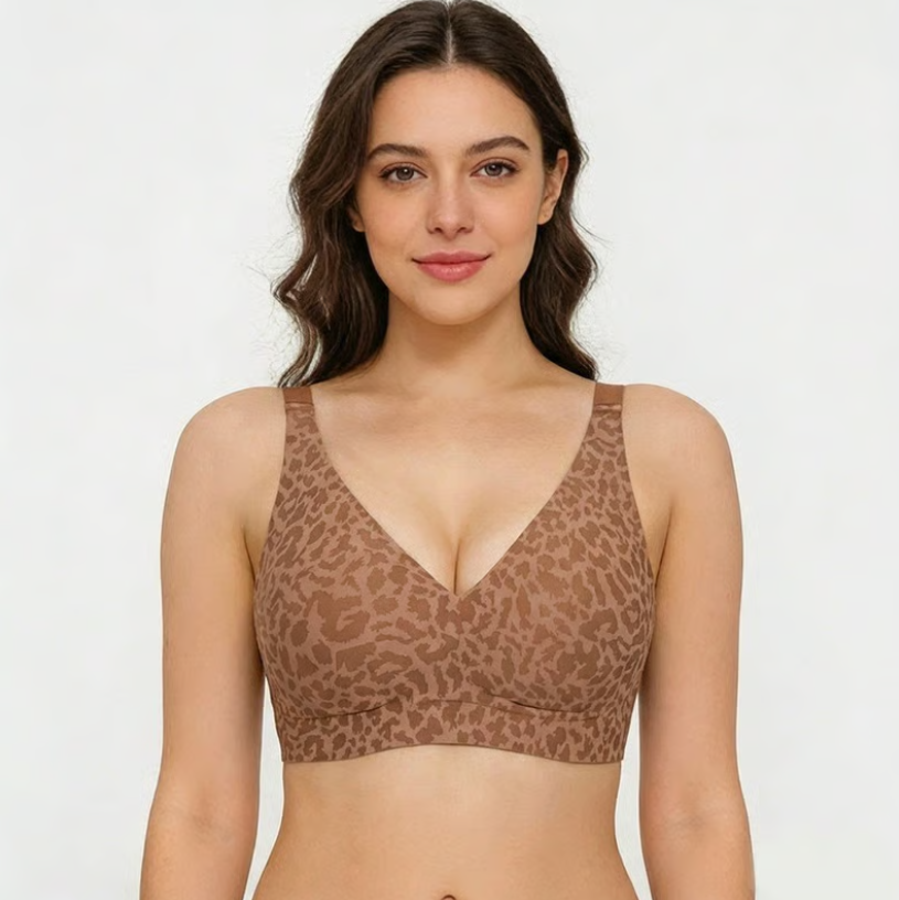 ⏰LAST DAY SALE ONLY ￡9.99!!💕Women Jelly Bras Wirefree Full Coverage Comfortable Wireless Everyday Bra