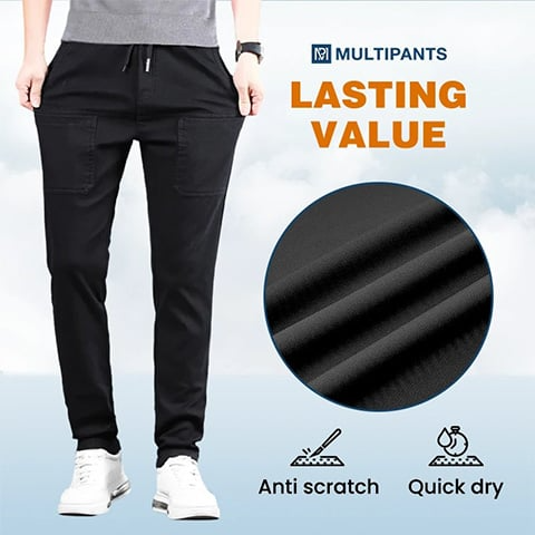 🔥Last Day Sale £14.99!!⚡50K+ SOLD!🔥MultiPants – High Stretch Multi-pocket Durable Cargo Pants