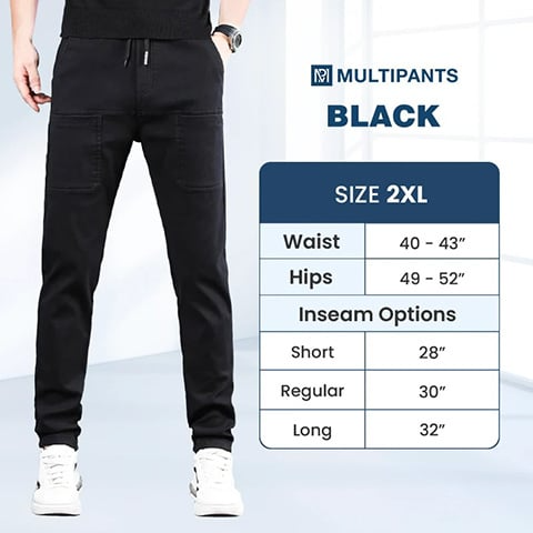🔥Last Day Sale £14.99!!⚡50K+ SOLD!🔥MultiPants – High Stretch Multi-pocket Durable Cargo Pants