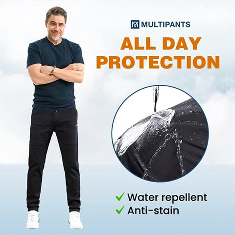 🔥Last Day Sale £14.99!!⚡50K+ SOLD!🔥MultiPants – High Stretch Multi-pocket Durable Cargo Pants