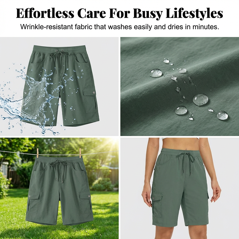 ⏰Last day sale 49% OFF🔥Women's Quick-Dry Cargo Shorts with Pockets