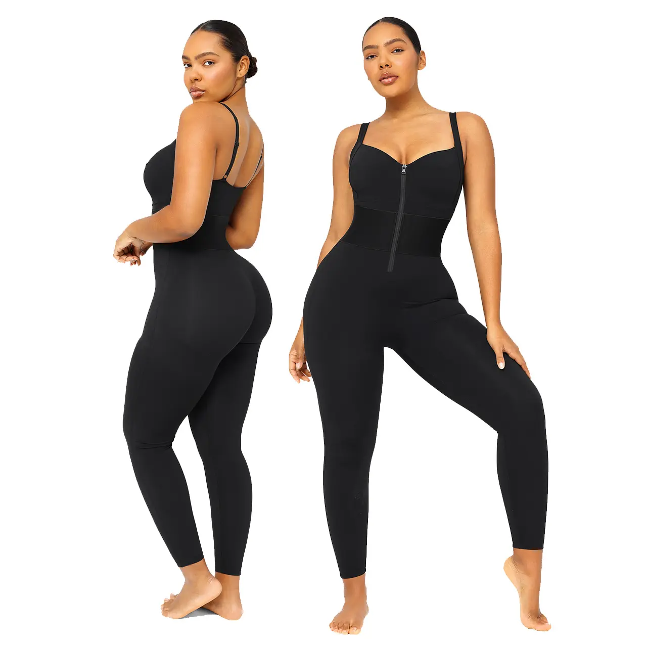 💥Summer cool-down deal💥Shapewear for Women Tummy Control Bodysuits Zip-Up Comfort Ultra Stretch Fabric Customizable Fit Breathable Mesh Design Comfortable Fit