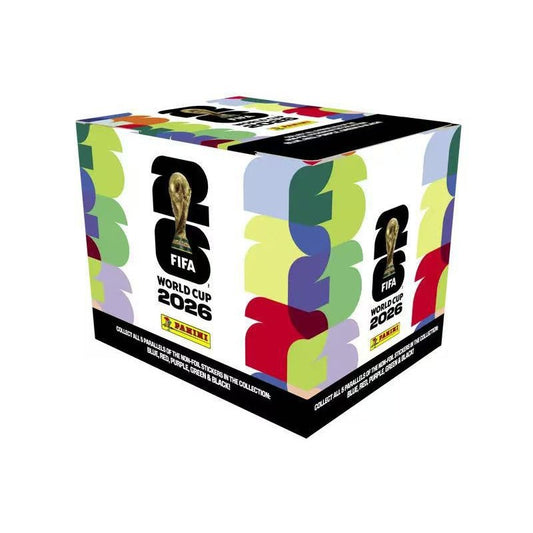 2026 Panini FIFA World Cup Sticker Collection Box – 50 Sticker Packs  | Official FIFA World Cup Trading Stickers | Collect, Trade & Complete Your Album