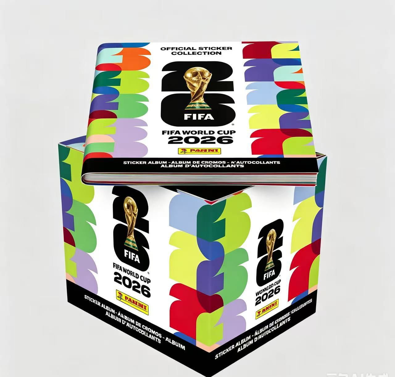 2026 Panini FIFA World Cup Sticker Collection Box – 50 Sticker Packs  | Official FIFA World Cup Trading Stickers | Collect, Trade & Complete Your Album