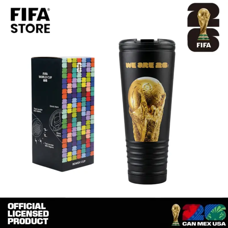🔥Father's Day Exclusive🔥 | 2026 FIFA World Cup Glass Set Made of premium glass with trophy-style gold trim.