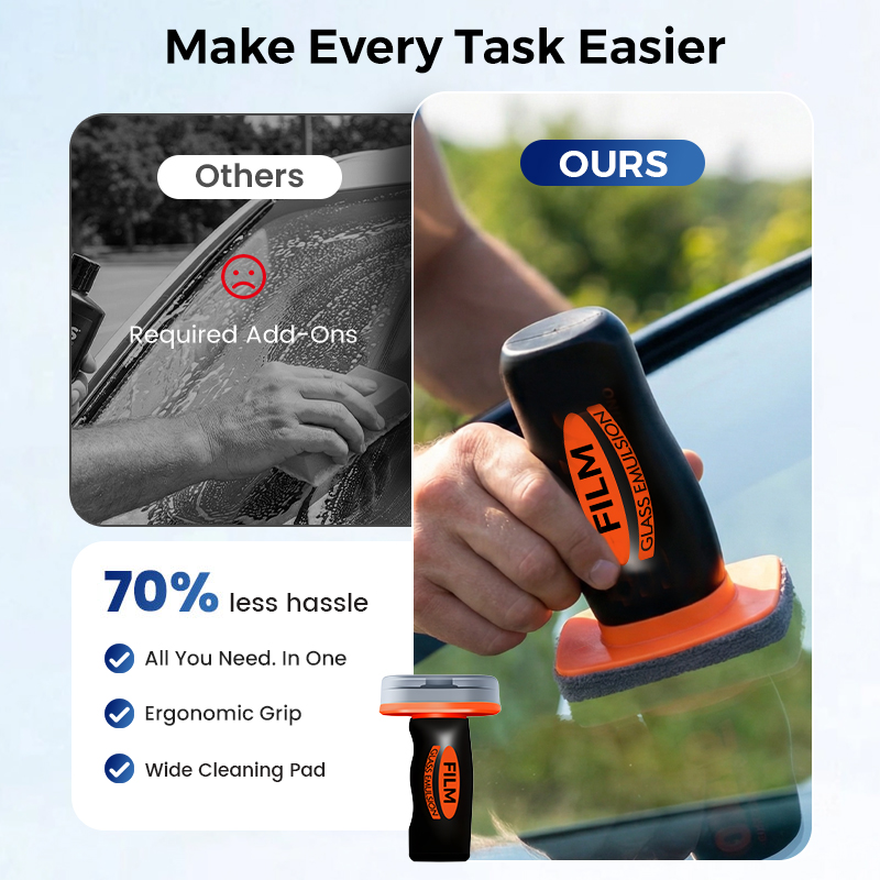 💥Buy 2 Get 1 Free💦Auto Glass Side Window Oil Film Removal Cleaner